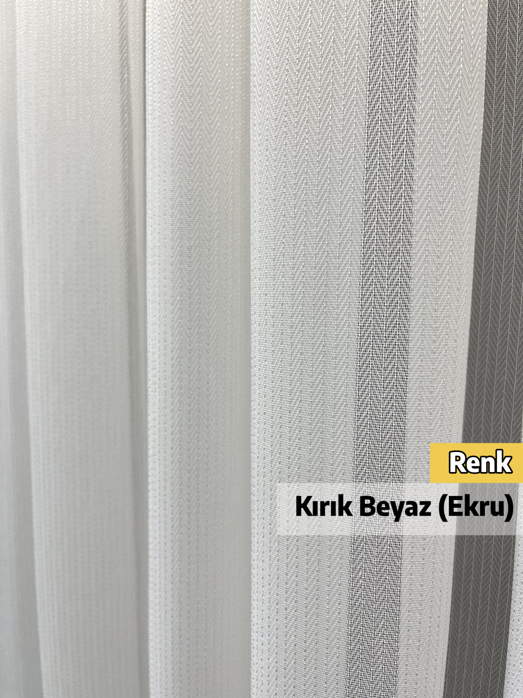 Su Yolu Üsküdar Tül Perde 1/3 Sık Pileli Ütü İstemez Dayanıklı